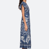 EMELINA PRINT MIDI DRESS (D1)