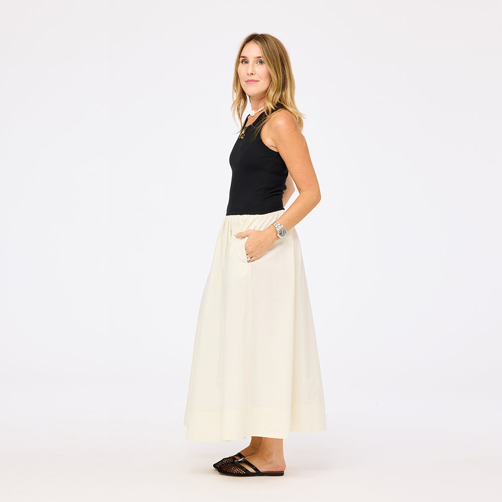 Two-Tone Tank Dress