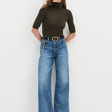 The Jean Belt Brown Antique Brass
