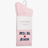 The Mom Of The Year Heart Sock Set