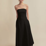 The Favorite Linen Dress Black