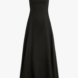 The Favorite Linen Dress Black