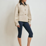 The Carla Jacket Desert Khaki Multi