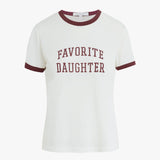 The Ringer Logo Tee White/Burgundy