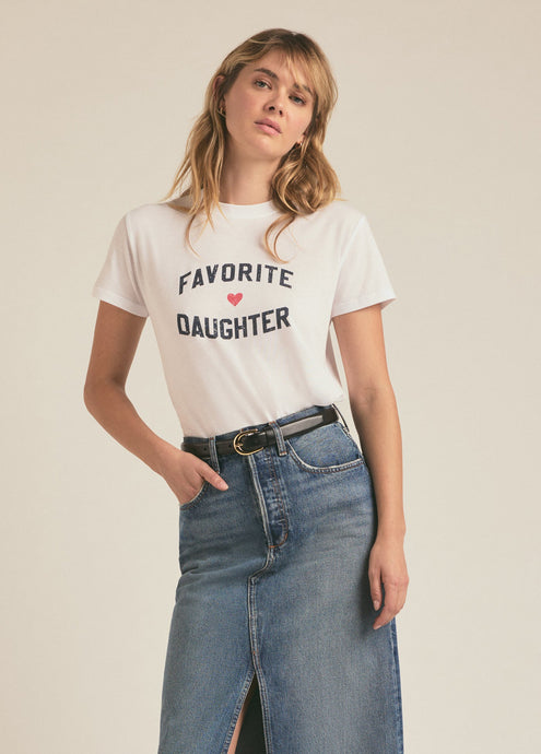 Favorite Daughter Tee White