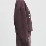 The Collegiate Sweatshirt Burgundy/Gardenia