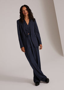 The Favorite Pant Navy Pinstripe