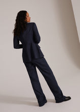 The Favorite Blazer Navy Pinstripe