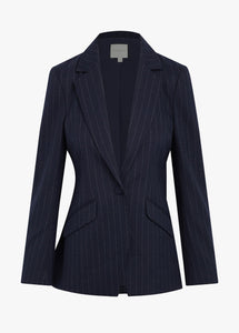 The Favorite Blazer Navy Pinstripe