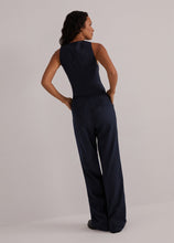 The Favorite Pant Navy Pinstripe