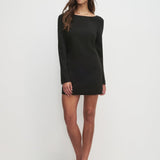 The Long Sleeve Meet Cute Dress Black