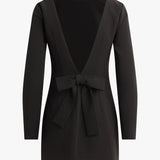 The Long Sleeve Meet Cute Dress Black