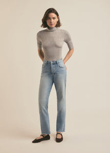 The Amelia Top Melange Grey