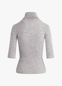 The Amelia Top Melange Grey