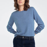 The Favorite Cashmere Crew River Blue