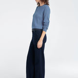 The Favorite Cashmere Crew River Blue