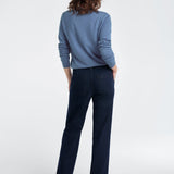 The Favorite Cashmere Crew River Blue