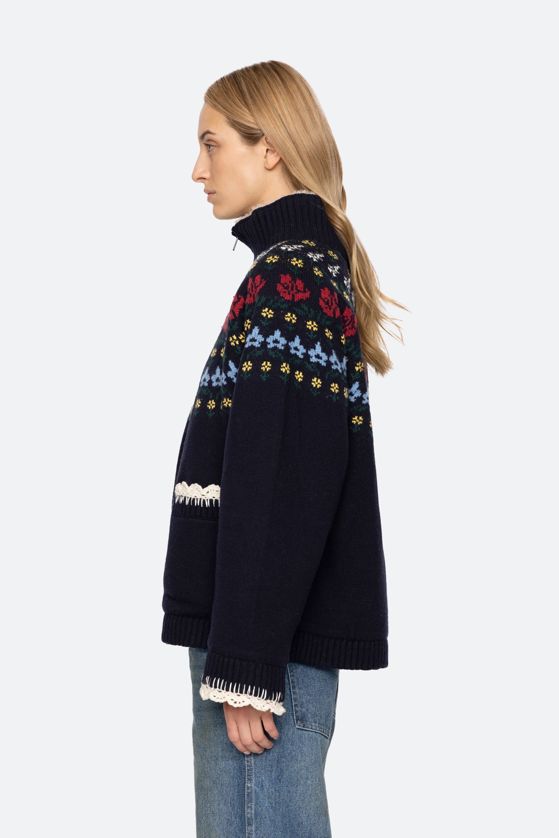 PRESTON KNIT SHERPA LINED JACKET (D2)