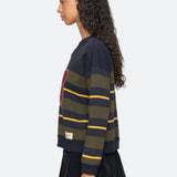 MINA NOVELTY VNECK SWEATER (D1)