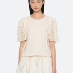 ALINA LACE COMBO SLV SWEATER (D2)