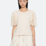 ALINA LACE COMBO SLV SWEATER (D2)