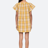 Copeland Mini Dress Yellow Plaid