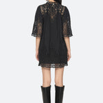 VALI EMB MINI DRESS (D2)