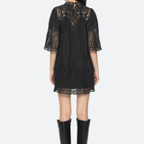 VALI EMB MINI DRESS (D2)