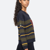 MINA NOVELTY VNECK SWEATER (D1)