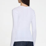 Goldie Lewinter L/S Cotton Rib Tee Navy