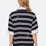 MINA NOVELTY DOUBLE LAYER POLO (D1)
