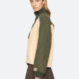 ALLEN CABLE HALF ZIP COMBO PULLOVER (D2)
