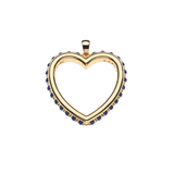 LOVE You to the Moon and Back Heart Pendant Necklace
