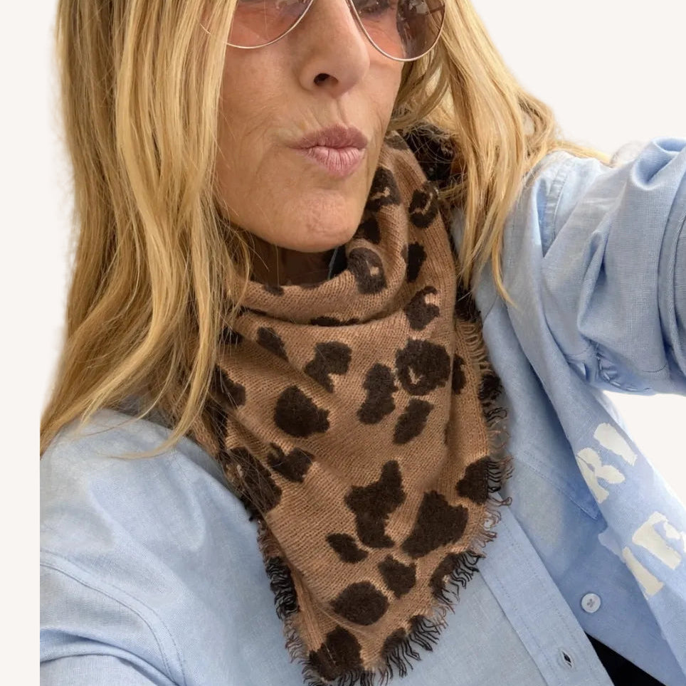 KR Cashmere Cheetah Bandana