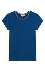 Summer Rainbow Ringer Tee Estate Blue