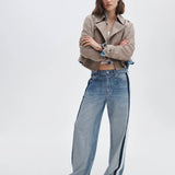 rb Miramar Sport Stripe Track Pants Coney Navy White Stripe