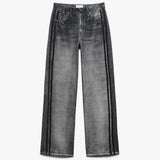 rb Miramar Wide-Leg Track Pant Washed Black