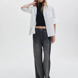 rb Miramar Wide-Leg Track Pant Washed Black