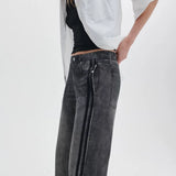 rb Miramar Wide-Leg Track Pant Washed Black