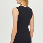 Goldie Lewinter Rib Sleeveless Shell Navy