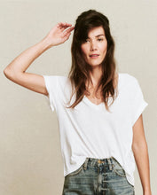 The V-Neck Tee True White