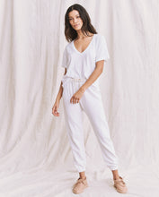 The V-Neck Tee True White
