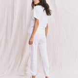 The V-Neck Tee True White