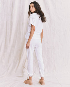 The V-Neck Tee True White