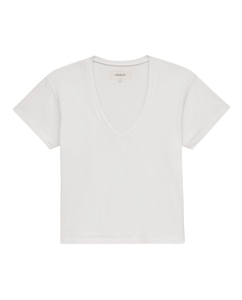 The V-Neck Tee True White