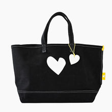 Small Imperfect Heart Tote Black