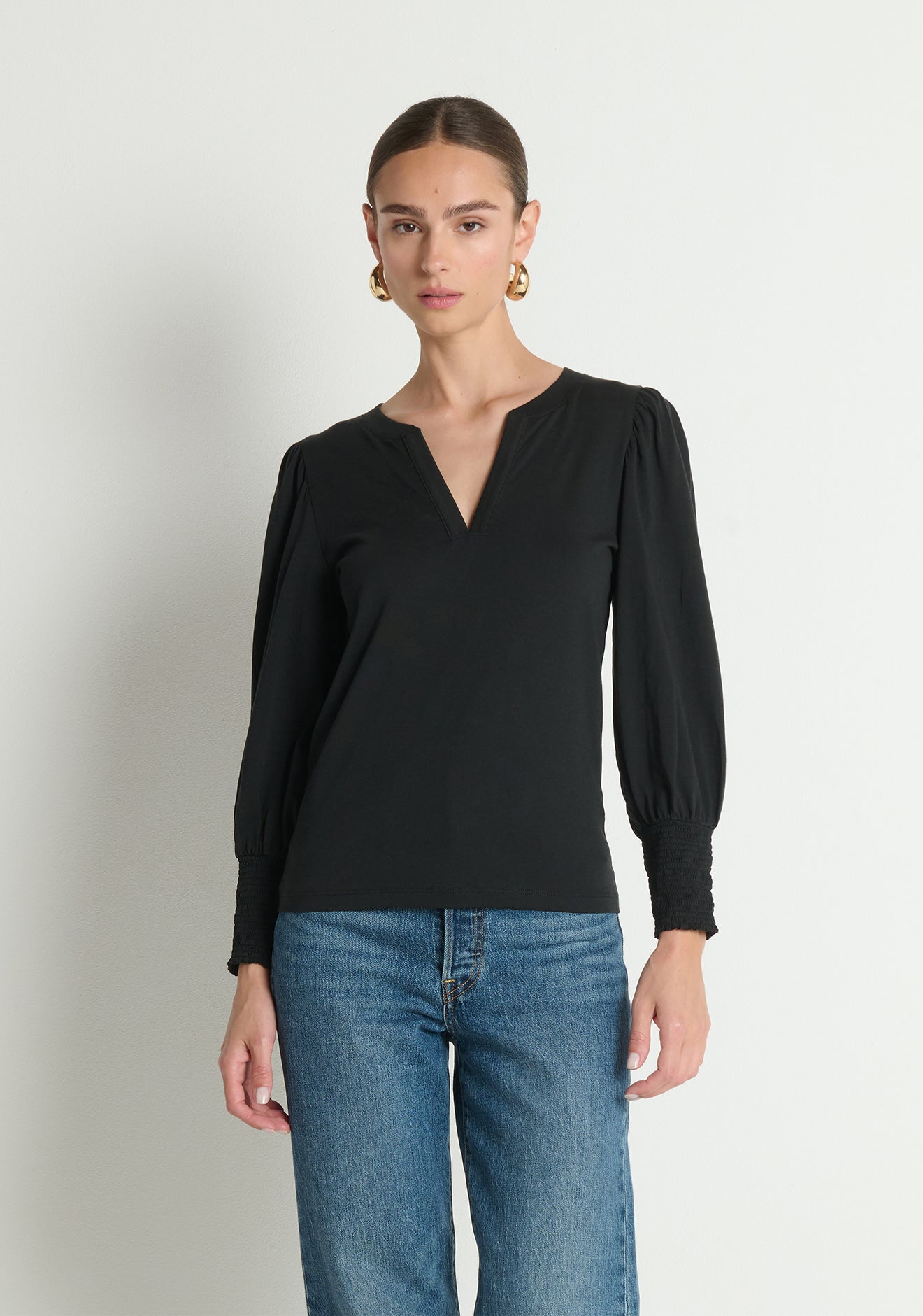 Flora Peasant tee
