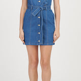 Tia Dress Surf Blue