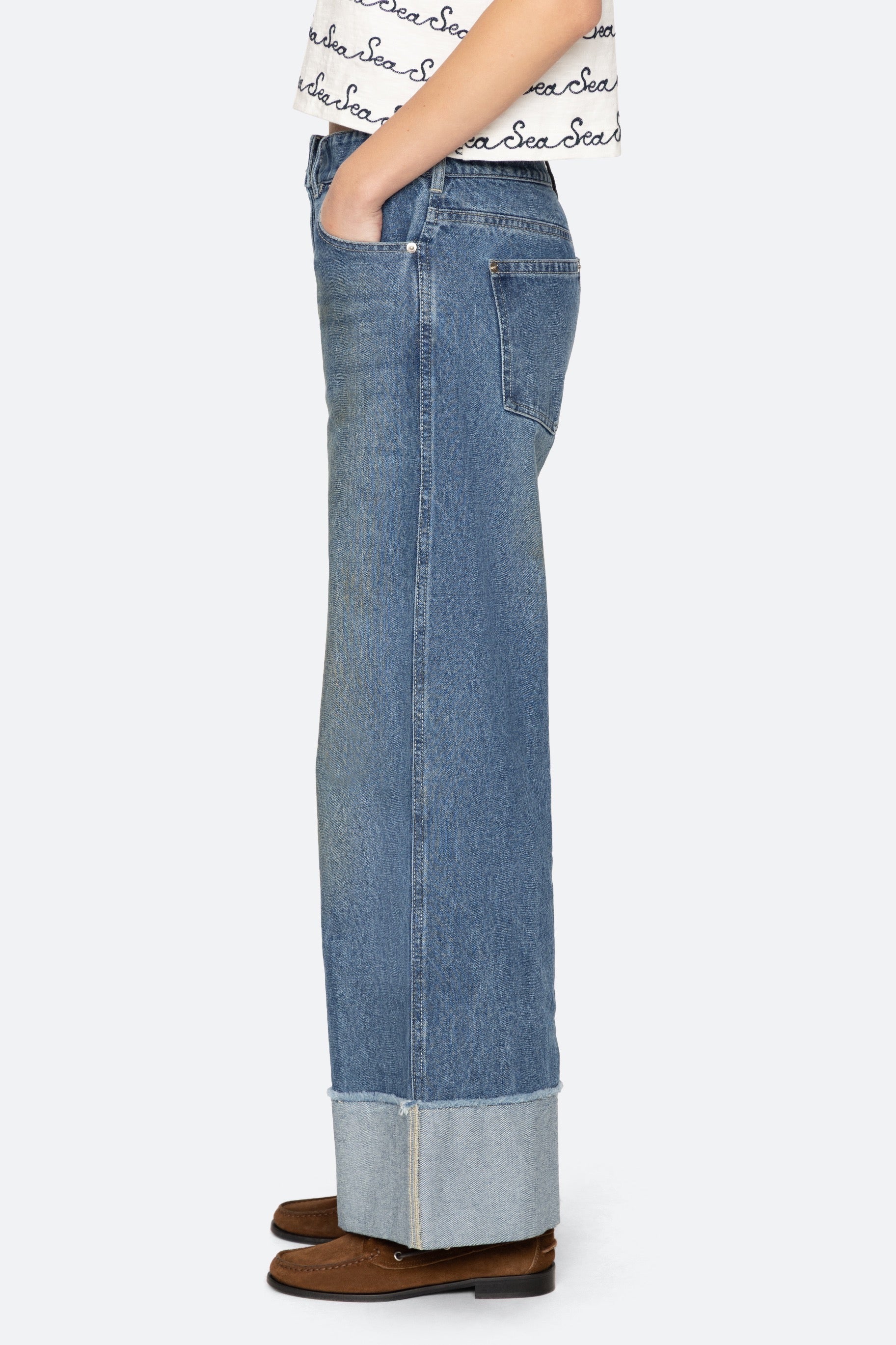 ZAYNA DENIM STRAIGHT LEG JEAN (D1)