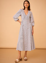 Vera Dress Embellished Croquet Stripe